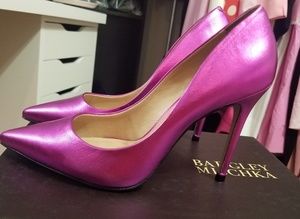 💜SACKS 5th AV💜- PINK PUMPS 7/feel like 6 1/2